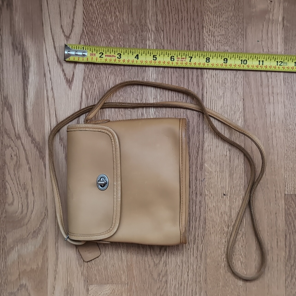 Vintage Coach Tango Bag, Tan - Picture 9 of 9